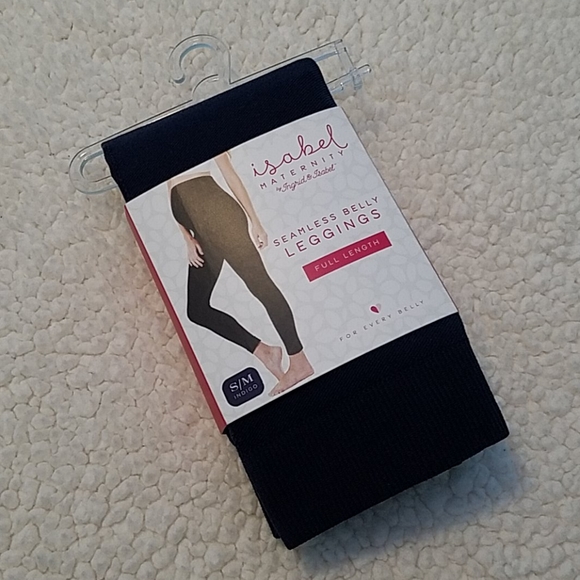Isabel maternity seamless belly leggings - Picture 1 of 2
